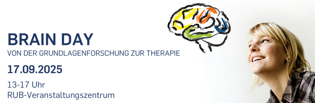 Header mit Informationen zum Brain Day 2025: Die Veranstaltung findet am 17. September 2025 von 13:00 bis 17:00 Uhr im Veranstaltungszentrum statt.